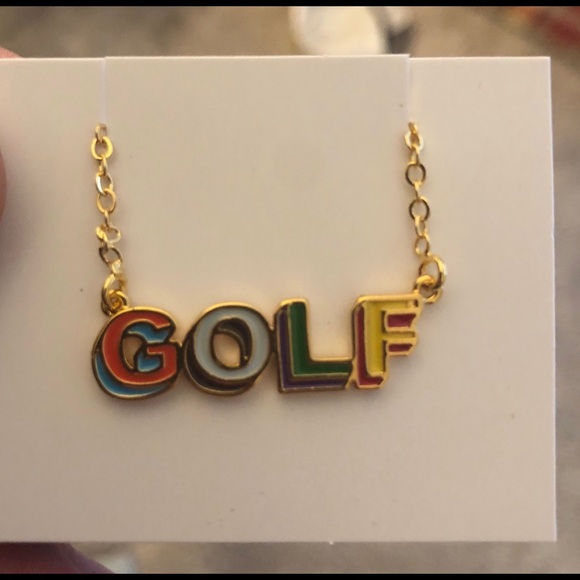 Golf Wang Jewelry | Golf Wang Logo 3d Necklace | Poshmark